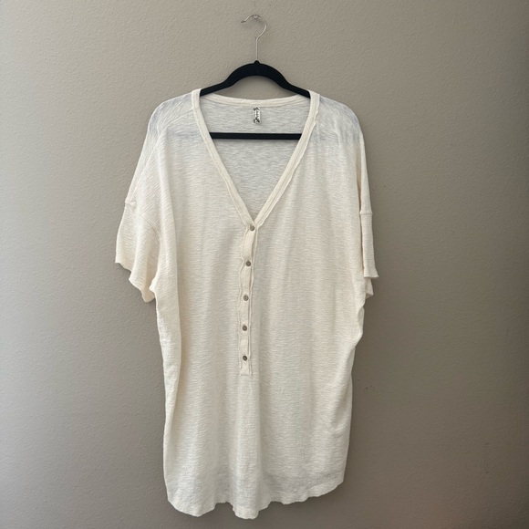 FREE PEOPLE On A Cloud Pullover in Ivory Size Medium - Picture 3 of 6